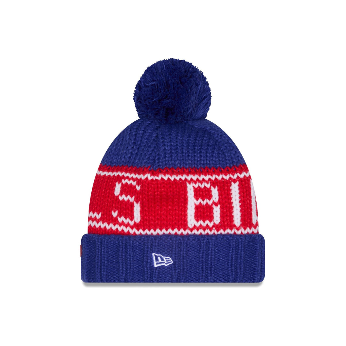 Buffalo Bills 2026 Sideline Cold Weather Women's Pom Knit Hat
