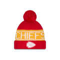 Kansas City Chiefs 2026 Sideline Cold Weather Women's Pom Knit Hat