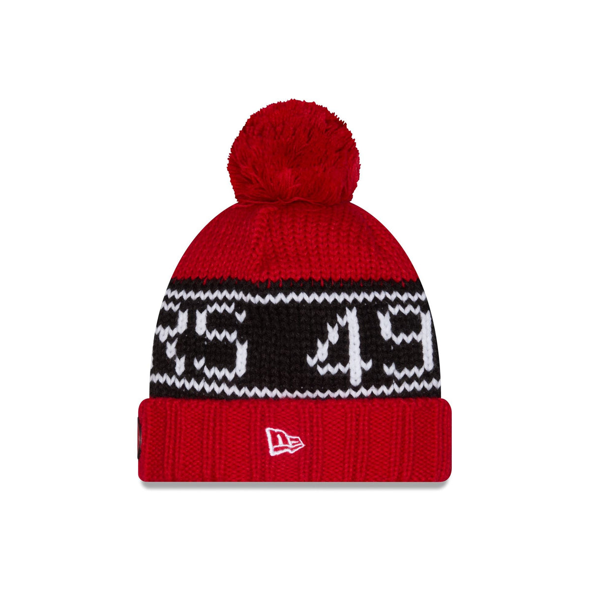 San Francisco 49ers 2026 Sideline Cold Weather Women's Pom Knit Hat
