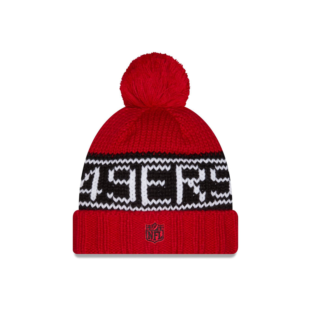 San Francisco 49ers 2026 Sideline Cold Weather Women's Pom Knit Hat