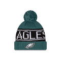Philadelphia Eagles 2026 Sideline Cold Weather Women's Pom Knit Hat