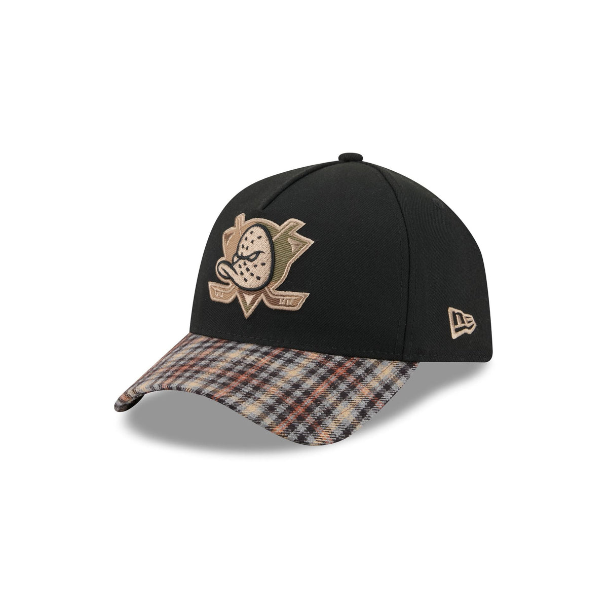 Anaheim Ducks Fall Plaid Visor 59FORTY A-Frame Fitted Hat