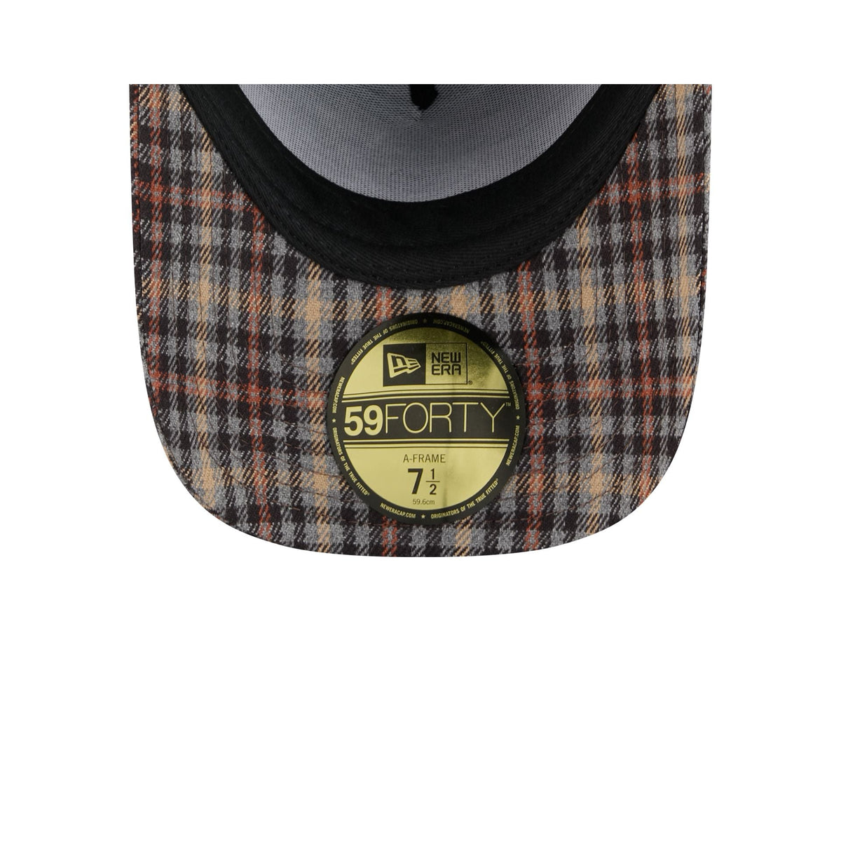 Anaheim Ducks Fall Plaid Visor 59FORTY A-Frame Fitted Hat