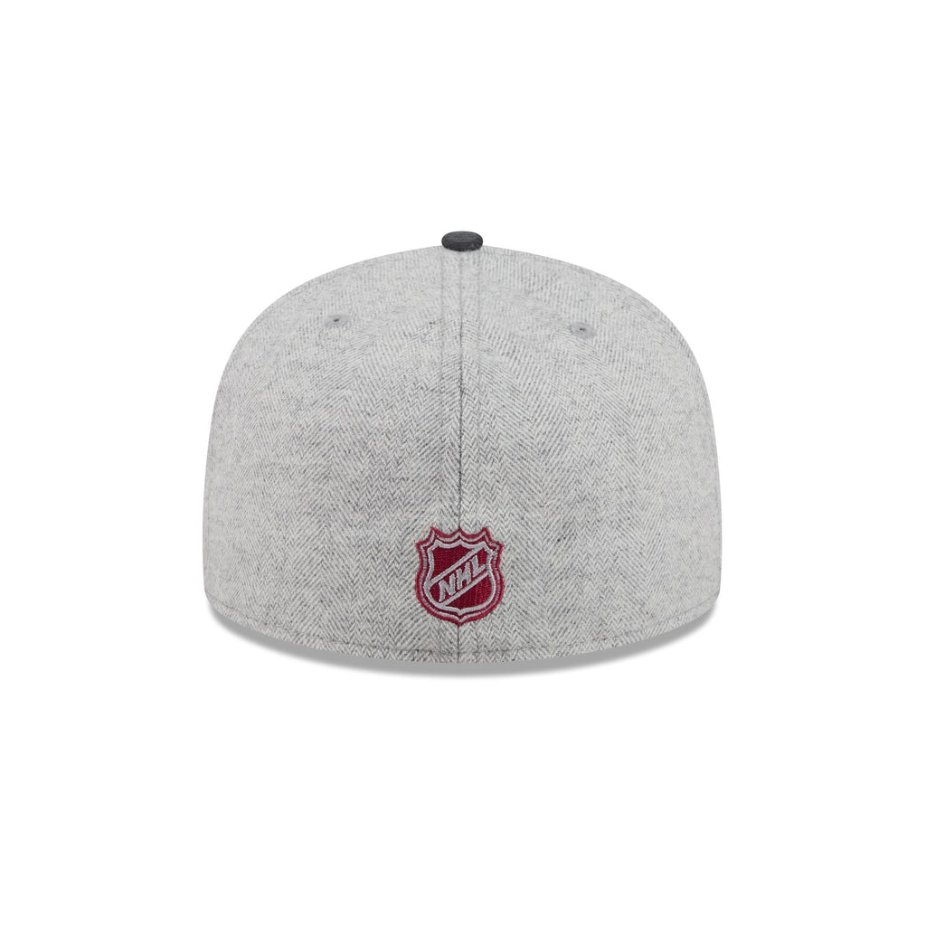 Anaheim Ducks Gray Herringbone 59FIFTY Fitted Hat