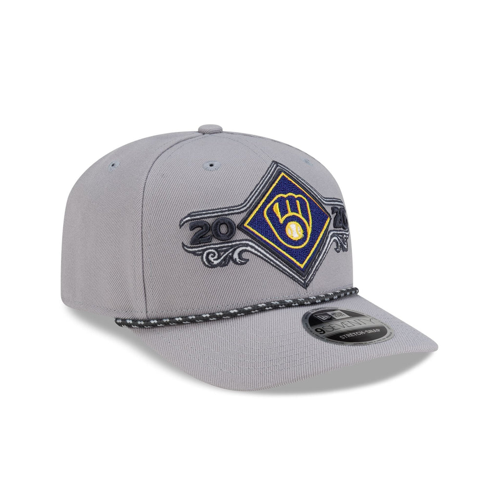 Milwaukee Brewers 2026 NLDS Champions Locker Room 9SEVENTY Stretch-Snap Hat