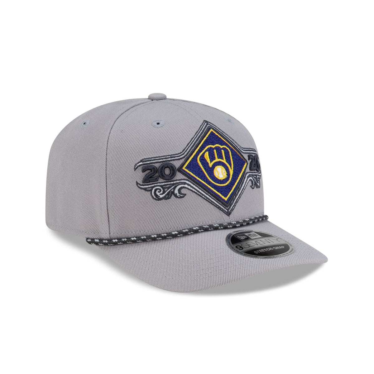 Milwaukee Brewers 2026 NLDS Champions Locker Room 9SEVENTY Stretch-Snap Hat