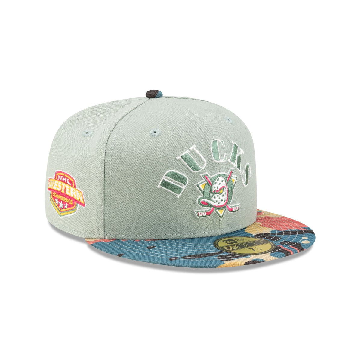 Anaheim Ducks Retro Everest Camo 59FIFTY Fitted Hat