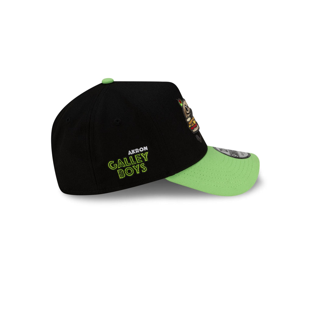 Akron RubberDucks Black Food Pack 9FORTY A-Frame Snapback Hat
