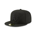 Athletics Blackout Basic 59FIFTY Fitted Hat