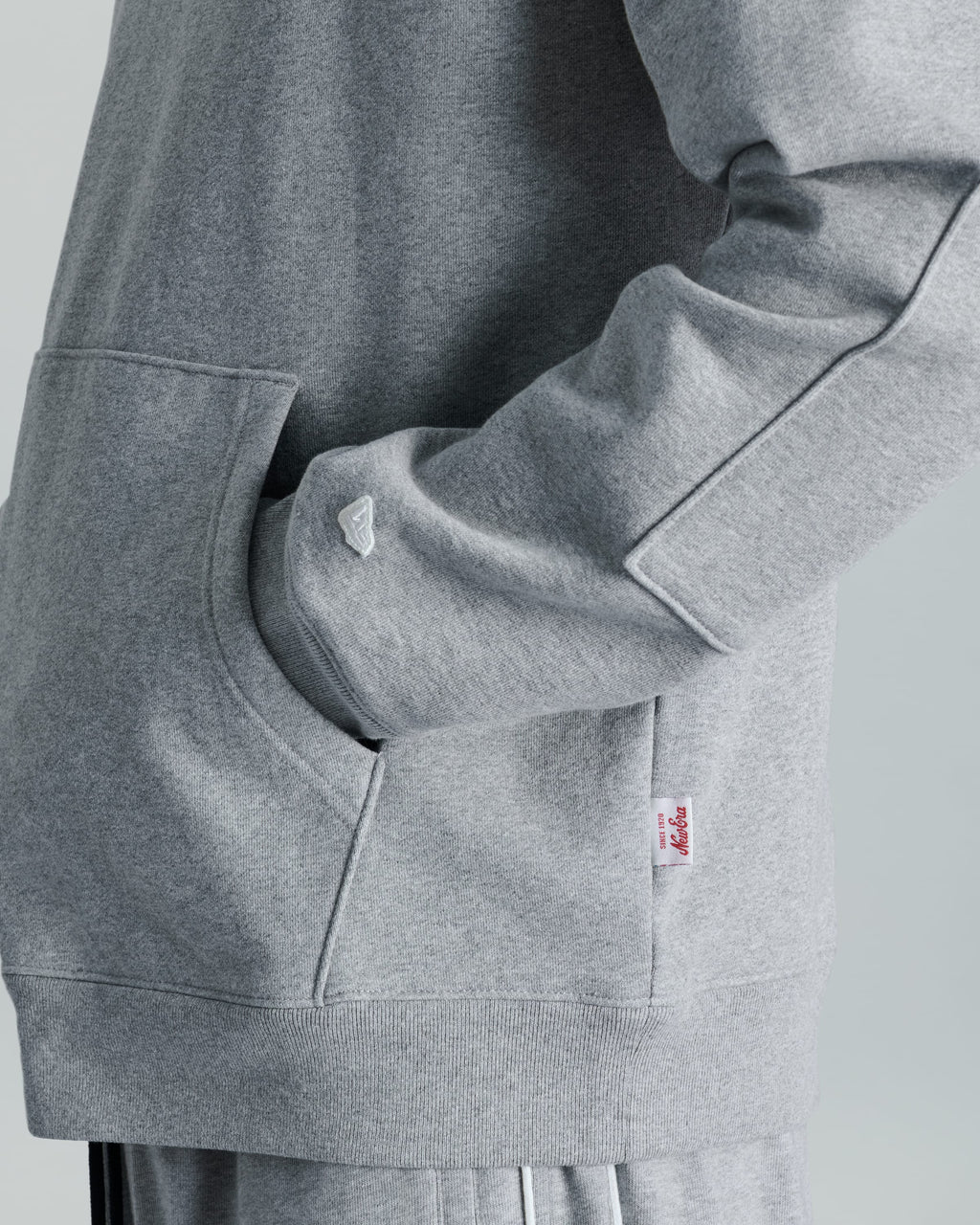 Amherst Corporal Heather Gray Snap Hoodie