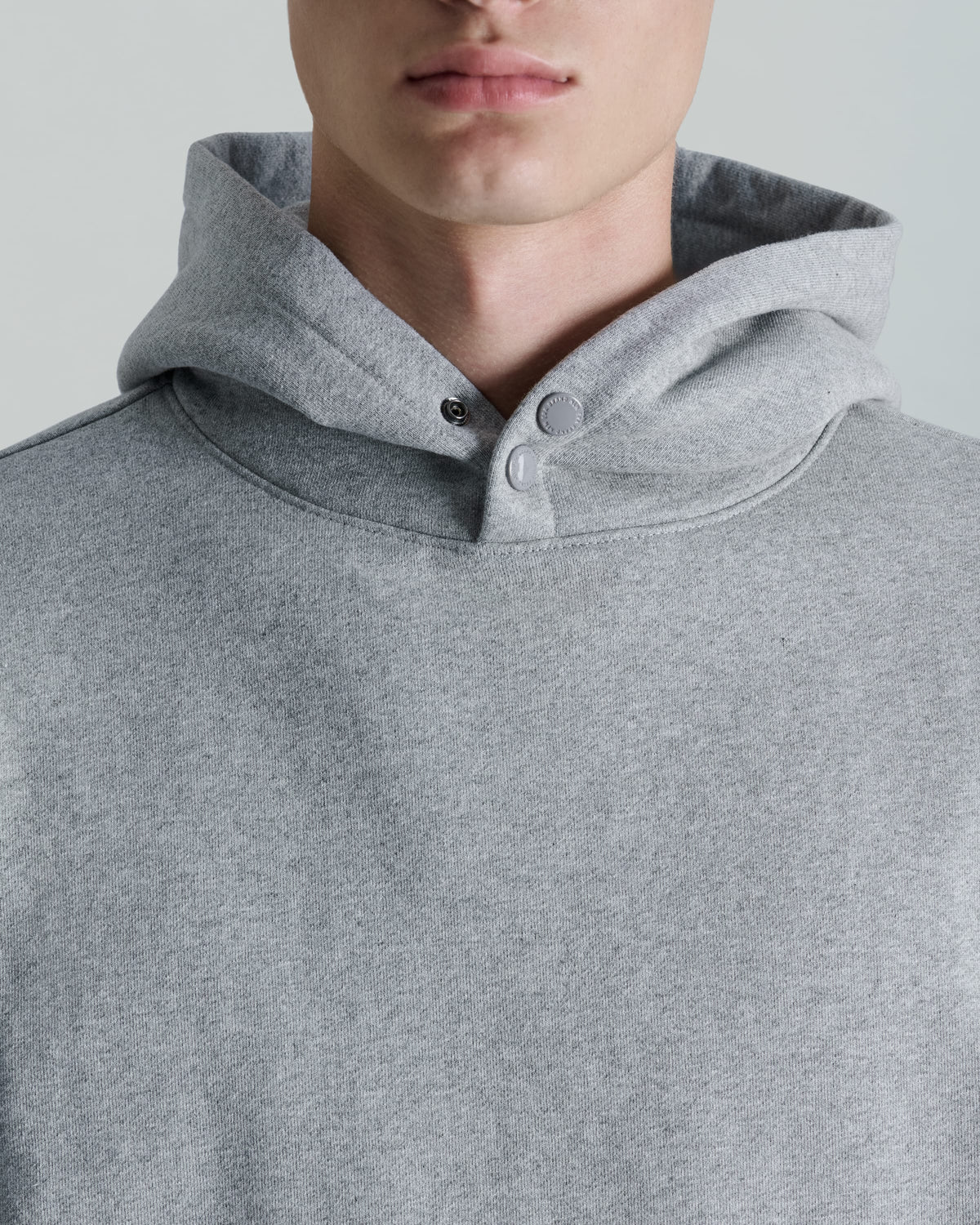 Amherst Corporal Heather Gray Snap Hoodie