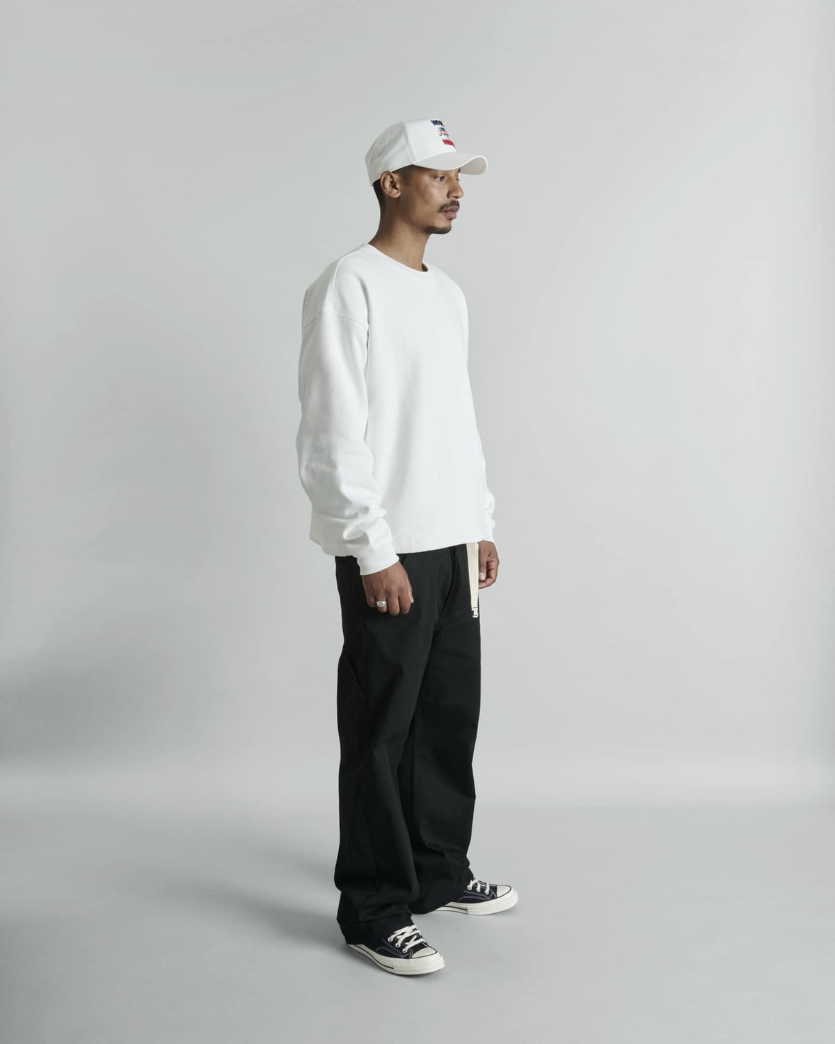 Alden College White Crewneck